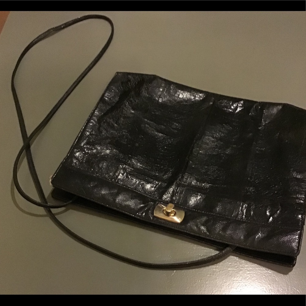 Vintage Saks Fifth Avenue snakeskin clutch